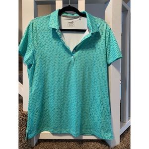 Puma women’s puma way 1 golf shirt-XL cute print